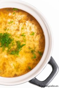 Keto "Stracciatella" Italian Egg Drop Soup | Hungry For Inspiration