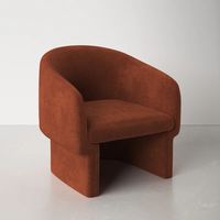 AllModern Mardell Upholstered Barrel Chair | Wayfair