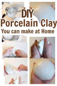 DIY Tutorial For Making Your Own Cold Porcelain Clay – Polymer Clay