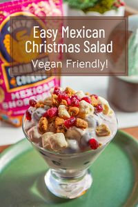 Vegan Dessert. Mexican Christmas recipes. Easy healthy Desserts. Fruit Salad