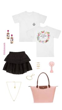 Philanthropy round outfit inspiration! shirt- UA panhellenic skirt-loveshackfancy bag- longchamp accessories- revolve #outfits #outfitoftheday #outfitideas #outfitinspiration #outfitgoals #outfitgrid #bama #bamarush #alabama #casualstyle #explore #personalshopper #personalstylist