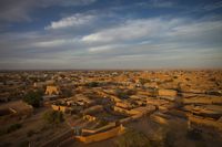 The city of Agadez, located at the gateway to the Sahara in northern Niger, has been a place of exchange since the Middle Ages. Now it is at the heart of the human-smuggling trade. Photo by Aldo Pavan / Getty Images.