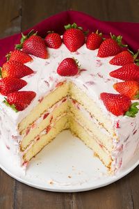 Fresh Strawberry Cake | Community Post: 14 Delicious Cakes You Need To Have At Your Next Birthday