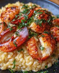 Lemon Butter Lobster Risotto - Delicious Recipes - Easy Cooking Ideas and Tasty Dishes