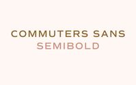 commuter sans font - Google Search