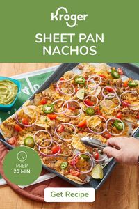 These versatile sheet pan nachos are sure to be a hit with hungry fans!