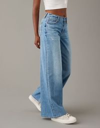 AE Dreamy Drape Super High-Waisted Baggy Ultra Wide-Leg Jean