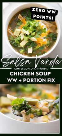 Salsa Verde Chicken Soup