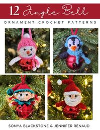 12 Jingle Bell Ornaments Crochet Patterns Ebook, Crochet Christmas Ornaments Ebook - Etsy