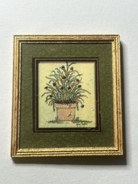 Vintage Dollhouse Framed Art McBAY 1996 1:12 Miniature matching Set  | eBay