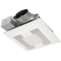 Panasonic FV-0510VSL1 100 CFM 0.5 Sone Ceiling Mounted LED | Build.com