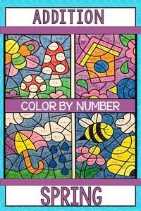 The Spring Color by Number Addition activities help your 1st grade or 2nd-grade students practice their math facts. Fun to color and perfect for centers, stations, or rotations while you work with other students. Color by code worksheets are great for primary students! During the months of March, April, and May, your first grade or second students will enjoy these puzzles!