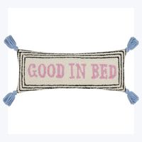 Good In Bed Hook Pillow | Tigerblooms