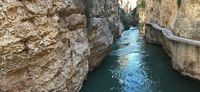 Cañón de los Almadenes, pasarelas por desfiladeros en Hellín. Albacete