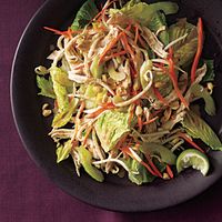 Thai Chicken Salad with Peanut Dressing | CookingLight.com