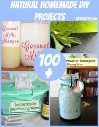 100+ Natural Homemade DIY Projects {Collection}