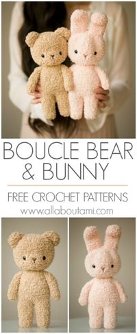 Pattern: Boucle Bear & Bunny - All About Ami