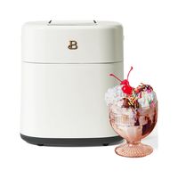 Beautiful 1.5 Qt Ice Cream Maker with Touch Activated Display, White Icing by Drew Barrymore - Walmart.com