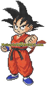 hama beads plantilla goku - Visit now for 3D Dragon Ball Z compression shirts now on sale! #dragonball #dbz #dragonballsuper