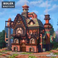 A SteamPunk house design for Minecraft.
Download my builds on Patreon!