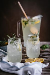 A refreshing Mint and Rosemary Lemonade Recipe flavored with vanilla seeds. This is a great lemonade recipe made from scratch that you can serve in all your summer gathering for everyone in your family. #lemonade #rosemarylemonade #homemadelemonade #foolproofliving