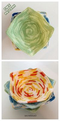 Bowl Cozy Hot Pad Free Crochet Patterns