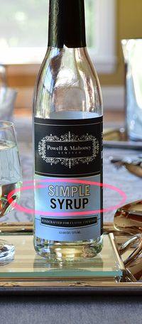 Simple Syrup | What is sugar? | WhatSugar Blog - Explore Sugars, Syrups and Tabletop Sweeteners | #simplesyrup