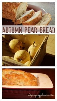 Autumn Pear Bread - The Purposeful Mom