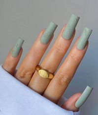 Love the sage green nails aesthetic? Check out this list of 17+ stunning sage nails and sage green nail designs. There's acrylic and natural nails, almond, coffin, square, and round. As well as shot, long, French tip, minimal, or unique design ideas with flowers, gold foil and more! Perfect nail ideas for for spring, summer, fall, or winter!