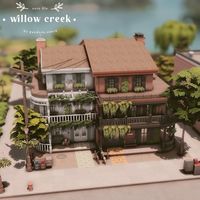 Tiffany | Sims 4 Builder | 🌱 Willow Creek Apartments #pandowillowcreek 🌱 • 🇫🇷 Non non je n’ai pas oublié ma sauvergarde de Willow creek! J’étais juste en manque... | Instagram