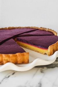 Blueberry–Lemon Curd Tart