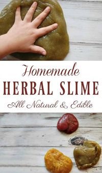 Homemade Herbal Slime - The Pistachio Project