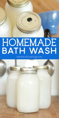 Make tons of Homemade Body Wash with just ONE BAR OF SOAP! Super easy to adjust and add different scents.