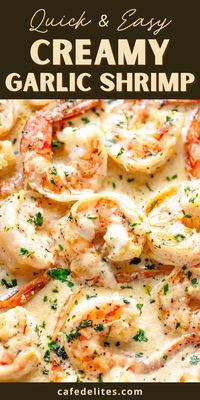 Indulge in a restaurant-quality meal at home with this Quick and Easy Creamy Garlic Shrimp. The shrimp are sautéed to perfection and smothered in a rich, garlicky cream sauce that will leave you craving more. Perfect for a busy weeknight or a special dinner, this dish is both simple to make and incredibly delicious.