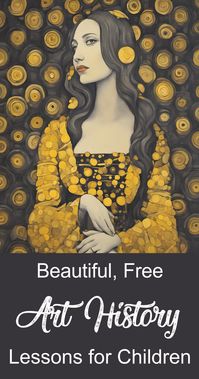 GORGEOUS art history lessons for elementary-aged kids. Would be great for homeschoolers.