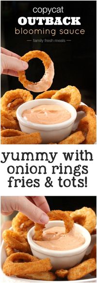 Copycat Outback Blooming Sauce Recipe - familyfreshmeals.com - great on fries and onion rings too! YUM!