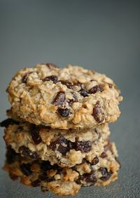 Breakfast cookies:  No butter, no sugar, no eggs, no flour.