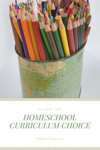 Our 2018 / 2019 Homeschool Curriculum Choice - www.meghantucker.com