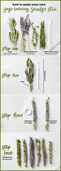 How to make smudge sticks