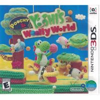 Discover a handicraft world bursting at the seams with creativity, as you guide Yarn Yoshi or Yarn Poochy through clever side-scrolling stages in Poochy and Yoshi's Woolly World for the Nintendo 3DS. Unravel secrets, toss yarn to weave platforms, and power up with woolly transformations. All stages from the Wii U version are joined by new ones starring Poochy and more Nintendo 3DS exclusive features! It's a mad dash for beads in new Poochy stages: dodge stumps, mush down snowy paths, chase Lakit