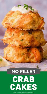 No Filler Maryland Crab Cakes - Low Carb - Bariatric Friendly