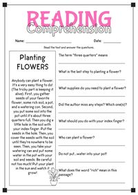 Increase your language skills with these engaging English comprehension worksheets. #ReadingComprehension #EnglishWorksheets #LearningEnglish #comprehensionreadingenglish