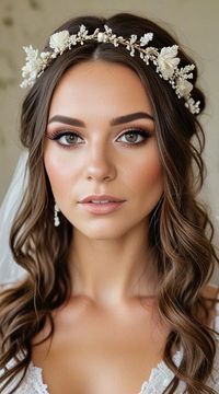 40 Bridal Makeup Looks : Golden Hour Glow 1 - Fab Mood | Wedding Color, Haircuts & Hairstyles | Nails | Colours