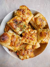 Spicy Garlic Confit Butter Focaccia