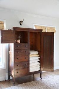 Linen Cabinet | Family Room Organization