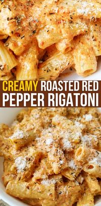 ROASTED RED PEPPER RIGATONI