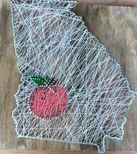 We are just a tad excited around here! Georgia here we come! We are getting our state string art all ready for you! Pinspiration is GROWING and at the beginning of 2017 we will have our 2nd location in the mixed use shoppes of @vickeryvillageshops in Cumming GA just 45 minutes outside of Atlanta.  In addition to growing company-owned stores we will also be launching franchise opportunities at the beginning of 2017...so if you would like more details or if you want on the list be sure to emai...