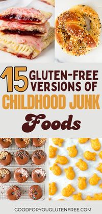 If you have celiac disease, gluten intolerance, or gluten sensitivity, you probably miss everything from Pop-Tarts and Goldfish to Hostess Donuts and Soft Pretzels. In this article, I share 15 of my favorite childhood treats and gluten-free version of them that I recreated in my kitchen.