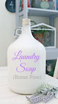 Homemade Laundry Soap - Borax Free