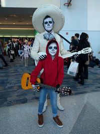 Coco Halloween Costumes - Miguel costume and Ernesto de la Cruz costume from the Disney's Coco! #coco #Disney #Halloween #CostumeIdeas